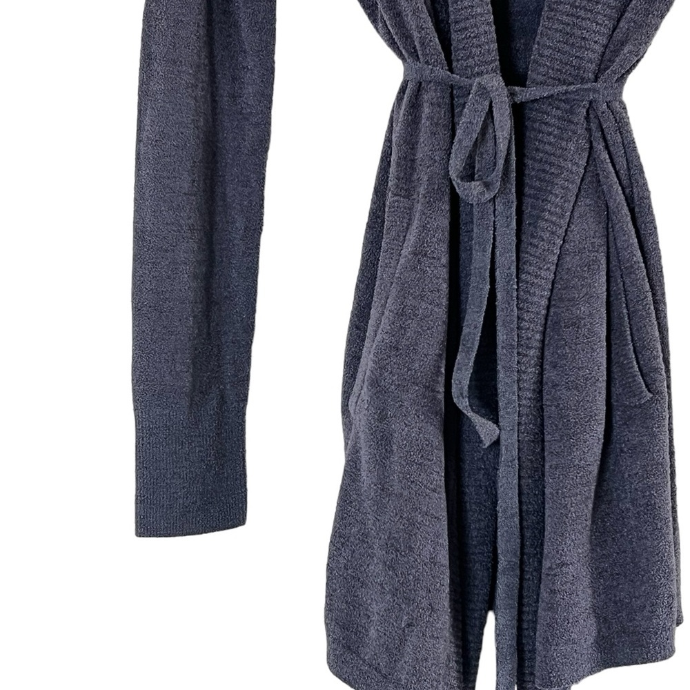 Barefoot Dreams | Cozychic Ultralite gray tie lounge robe cardigan size … - Picture 4 of 15